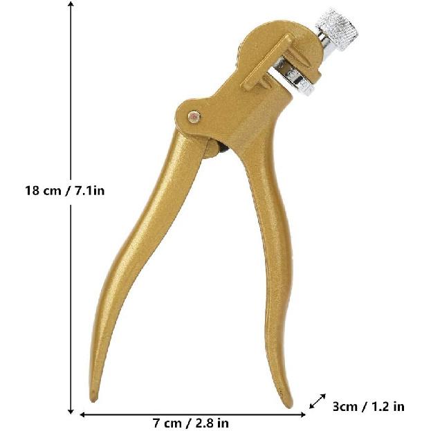 Precision Saw Set Pliers for Woodworking - Zinc & Copper Alloy Sawset Tool with Durable Construction