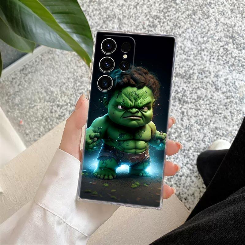 Милый прозрачный чехол Marvel Baby Groot Rocket для Samsung Galaxy S26 S25 Ultra S24 S22 S26 Plus S20 S23 S21 S25 FE Прозрачная крышка