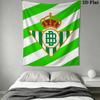 Real Betis Wall Tapestry Aesthetic Wall Hanging Printed Fabric Blanket Decorative Tapestries for Bedroom Living Room Home Decor
