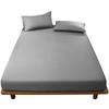 Absorbent, Quick-drying Fitted Sheet, Bedspread, Mattress Cover, Antibacterial and Odor-resistant (semi-double, 120 X 200 Cm, Gray). Suitable for Matt