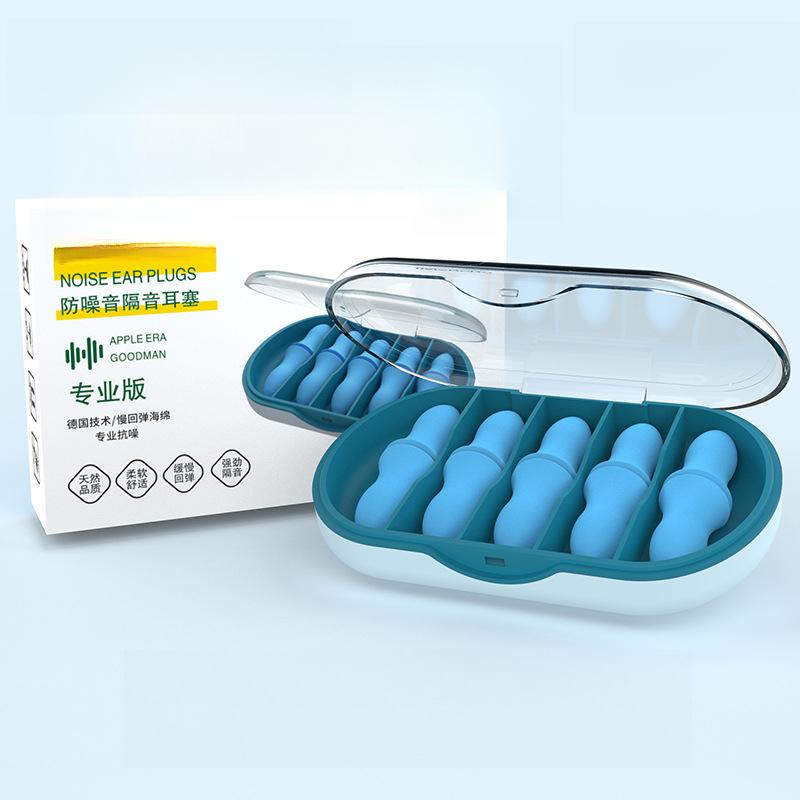 Noise-Canceling Foam Earplugs for Sleep, Study & Snore Reduction – Super Soft Adult Ear Plugs (4/10-Piece Set)