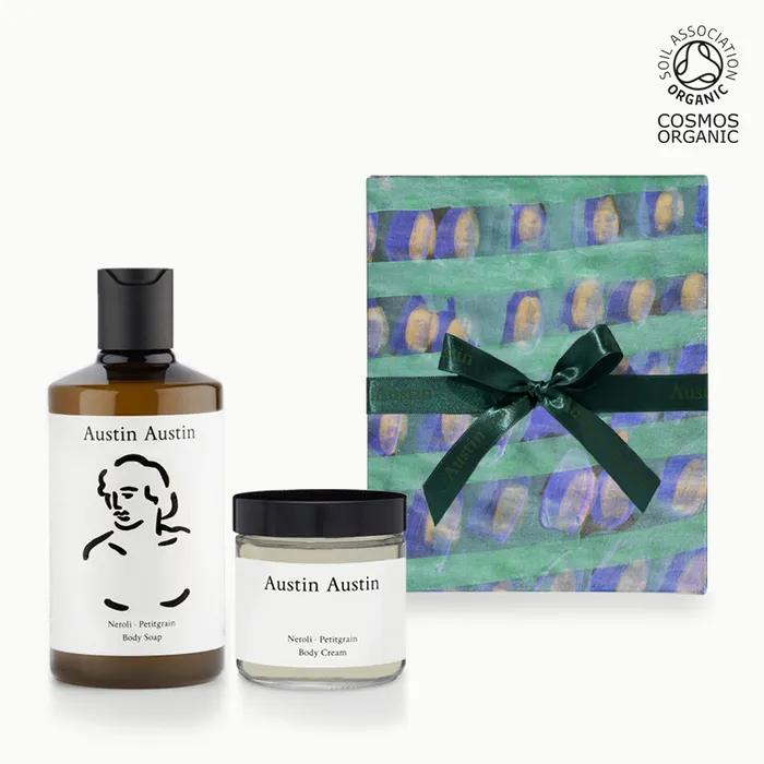 Подарочный набор: гель для душа и крем для тела