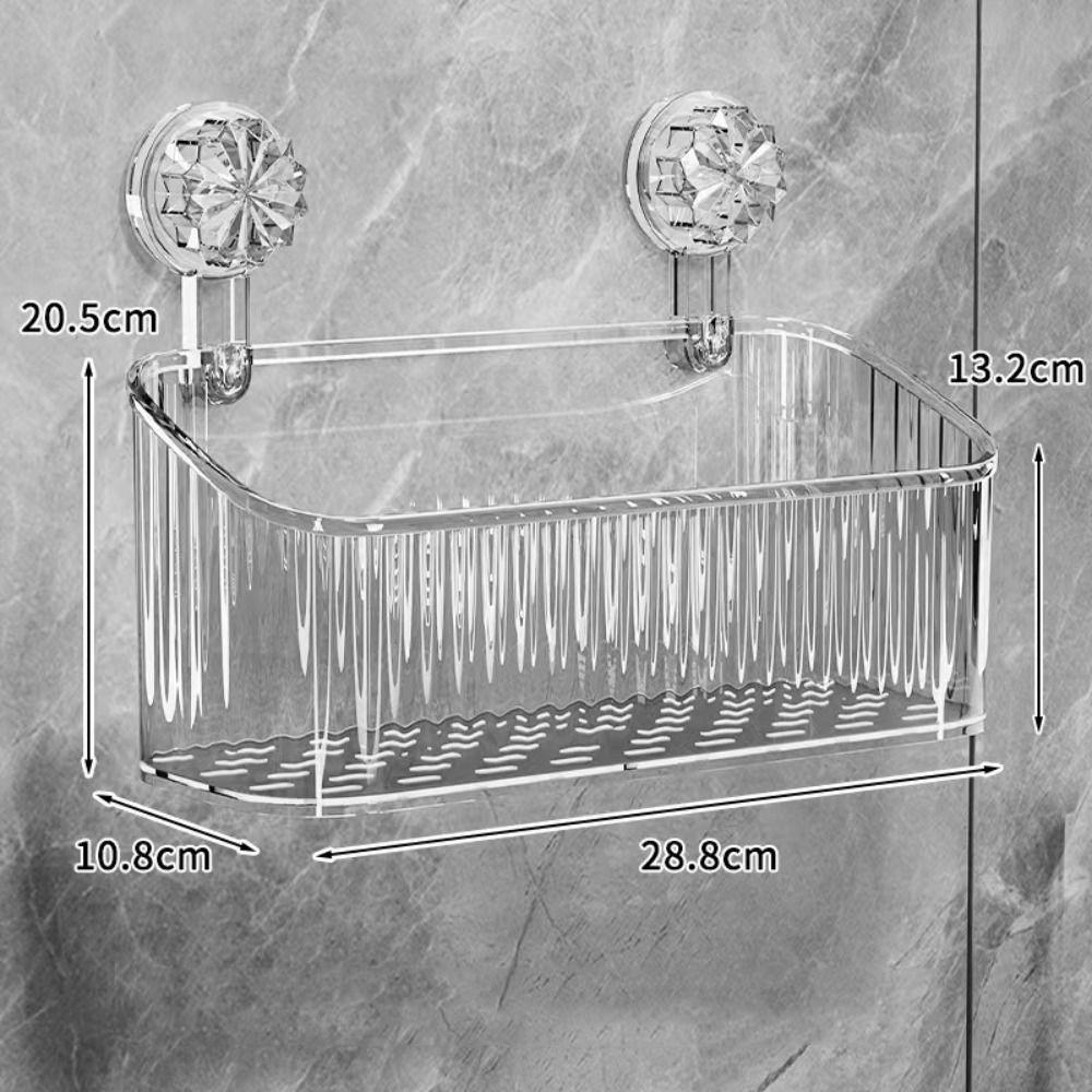 Дренажная присоска, корзина для хранения в ванной комнате, легкая чистка, полка для хранения, душевая стойка