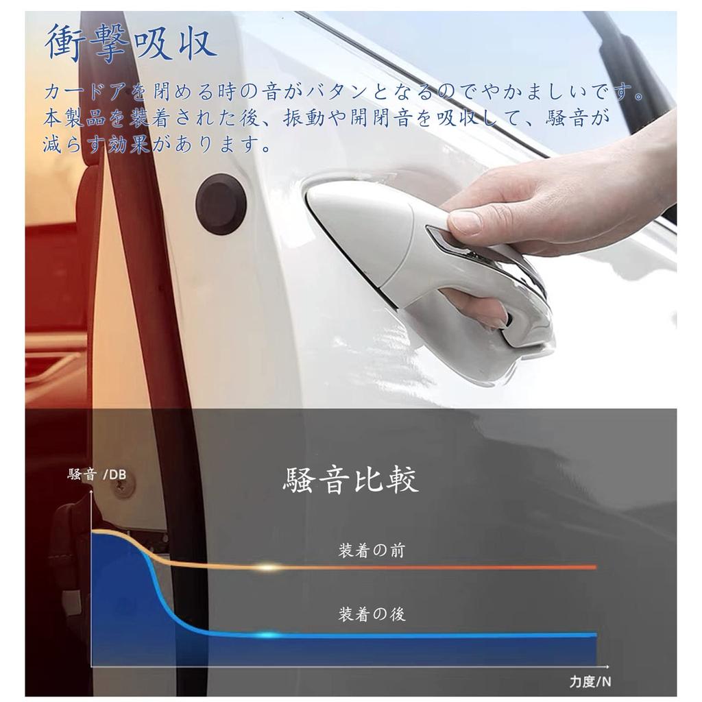 KEGILUH Car Door Shock Cushion Sticker Mazda CX-5 (KF Series) Mazda CX-8 (KG Series)