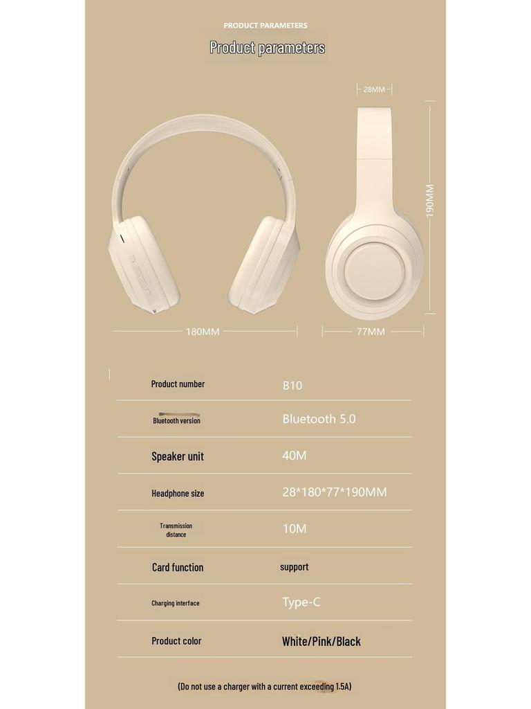 DR58 Bluetooth Headset: Head-mounted, Wireless, Noise-Cancelling, Ultra-long Battery Life, Mobile Compatible, Hot-seller