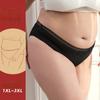 Plus Size Underwear Women's Pure Cotton Bow Panties Mid Waist Double Layer 80kg Triangular Pantie