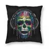 Цвет Чехол для подушки Сахарный череп Ди-джея Принт Полиэстер Наволочка Декоративная наволочка Чехол для стула Оптом ''