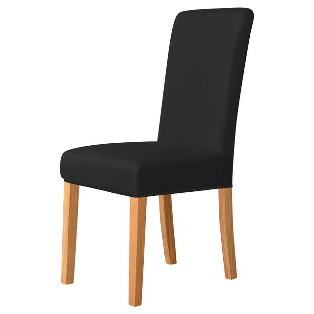 Универсальный антигрязный чехол на стул, бежевый, эластичный, мягкий, однотонный, тканевый, чехлы на стулья для столовой, свадьбы, домашнего декора, защитные чехлы для сидений