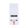 Q6PA Портативный ящик для хранения 40 аккумуляторов 18650 DIY Корпус для Power Bank с функциями быстрой зарядки и множественной защитой Без аккумуляторов