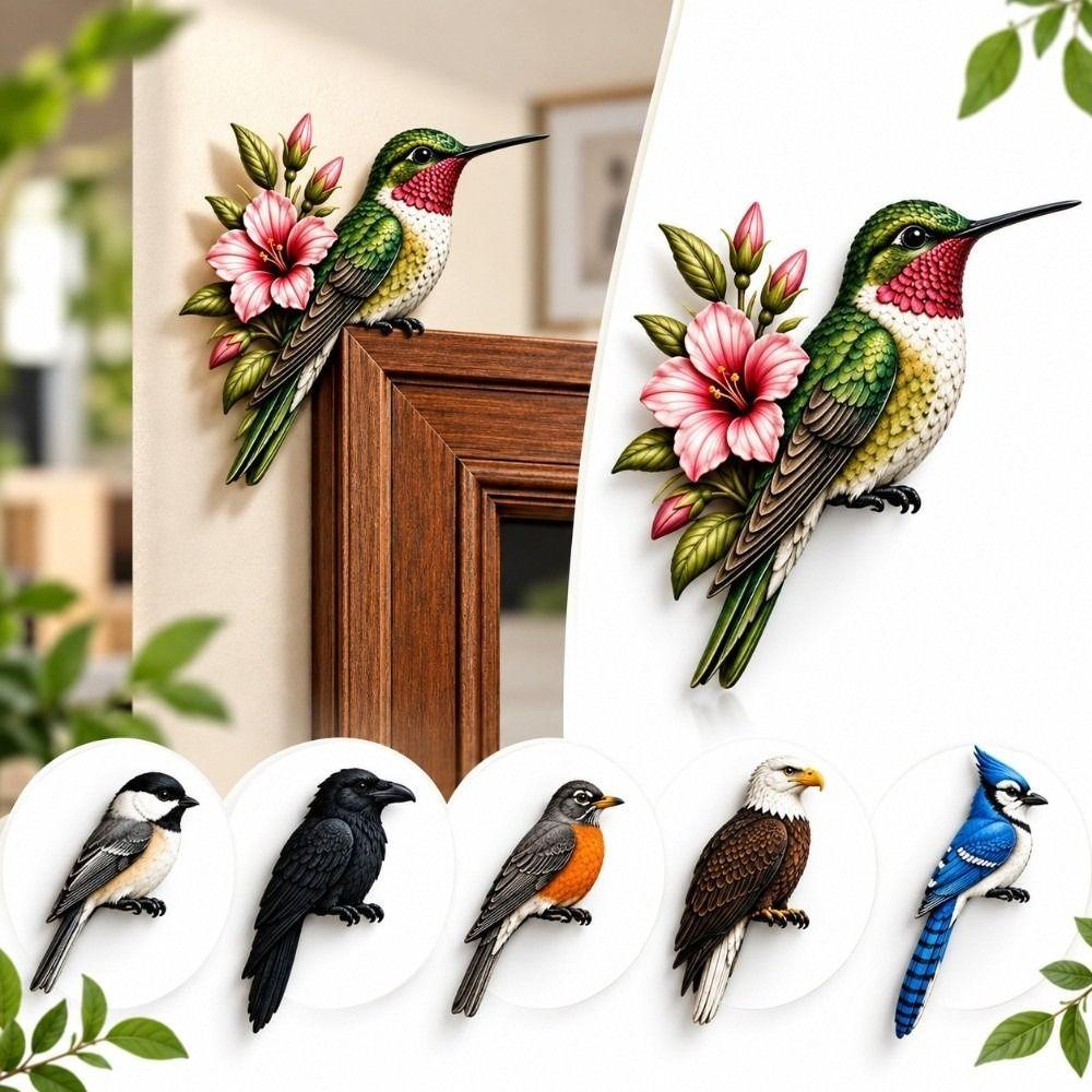 Adorable Bird Shape Animal Door Decor Door Top Design Hanging Wall Ornaments Wall Decoration