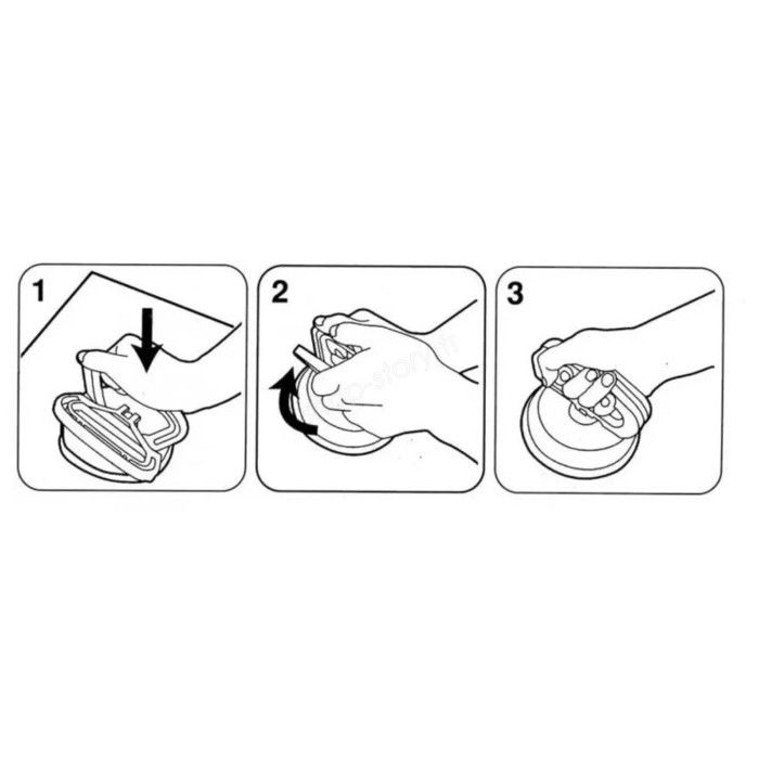 Ventouse de Débosselage XL - GENIUS IDEAS - 115mm - Adhérence Optimale - Plastique ABS - Capacité 15kg