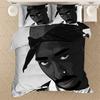Rapper Tupac 2Pac 3D Printed Bedding Set Duvet Covers Pillowcases Comforter Bedding Set Bedclothes Bed Linen 01