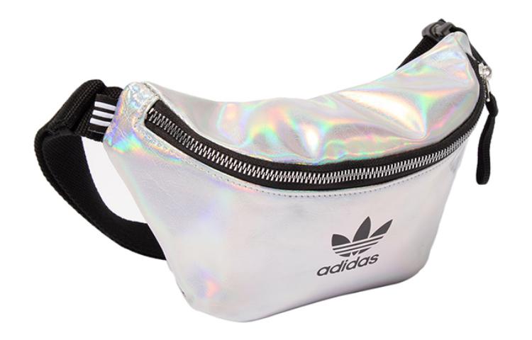 adidas Сумка через плечо Originals Trefoil из полиуретана, Сумка-слинг, Поясная сумка, Обычная женская, Лазерный белый FL9632