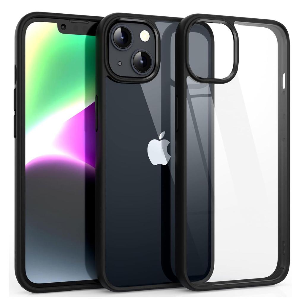 Colour Back Transparent Shockproof Phone Case for 16 15 14 13 12 11 Pro Max 7 8 Plus XR Xs 12 Mini Silicone Bumper Cover