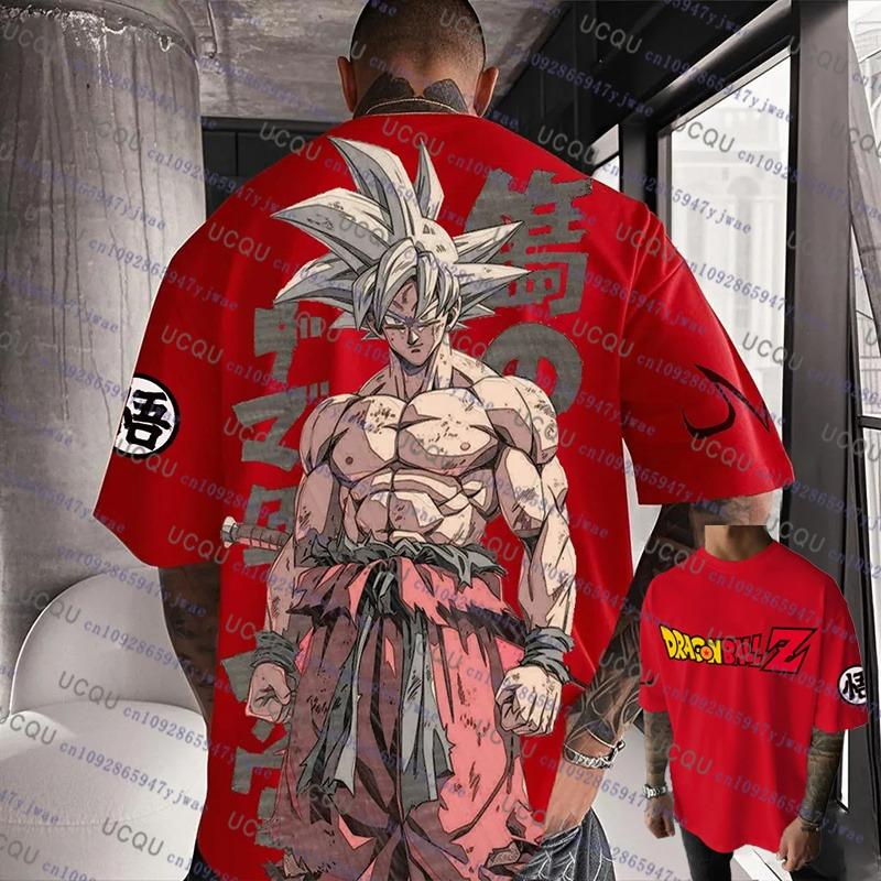 Специальная японская аниме-футболка Гоку Dragon Ball для мужчин/женщин/детей, оверсайз, быстросохнущая, дышащая, Bandai, Косплей футболка