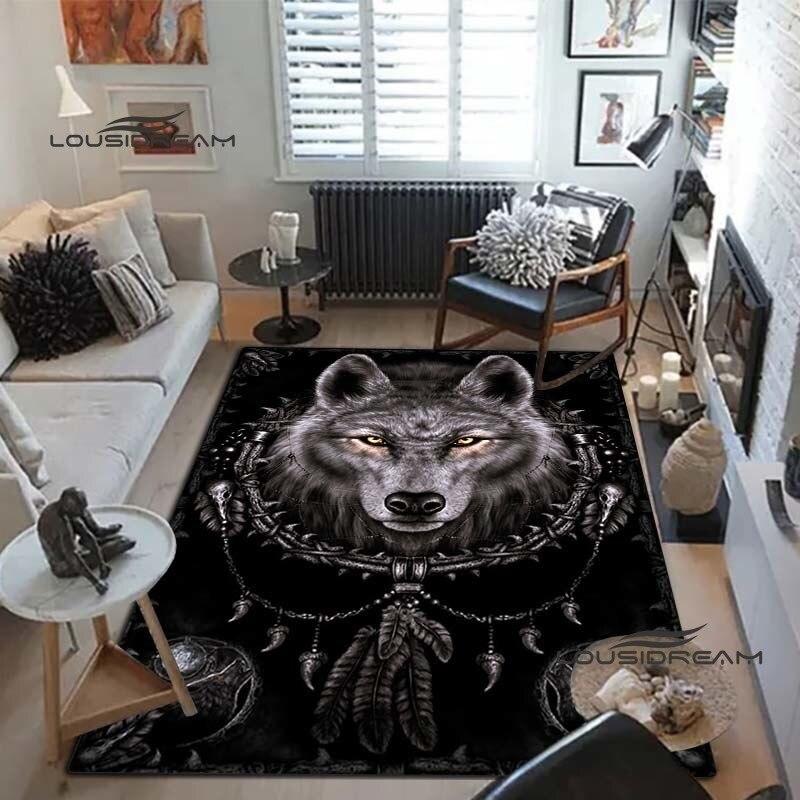 Волк искусство ковры и ковер 3D печать ковер с изображением животных напольный коврик для гостиной спальни большой площади мягкий ковер ковер для детской комнаты