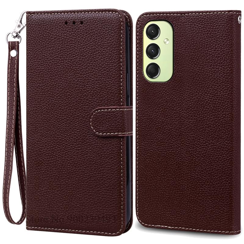 S24FE S24 FE Чехол Для Samsung S24 FE Чехол Кожаный Чехол-Книжка с Кошельком Для Samsung Galaxy S24 FE Чехол S 24 FE Чехлы Coque Fundas