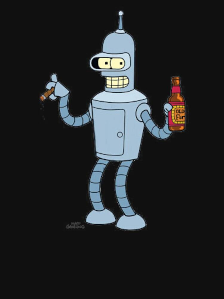 Futurama Futurama Bender Classic Unisex T-Shirt