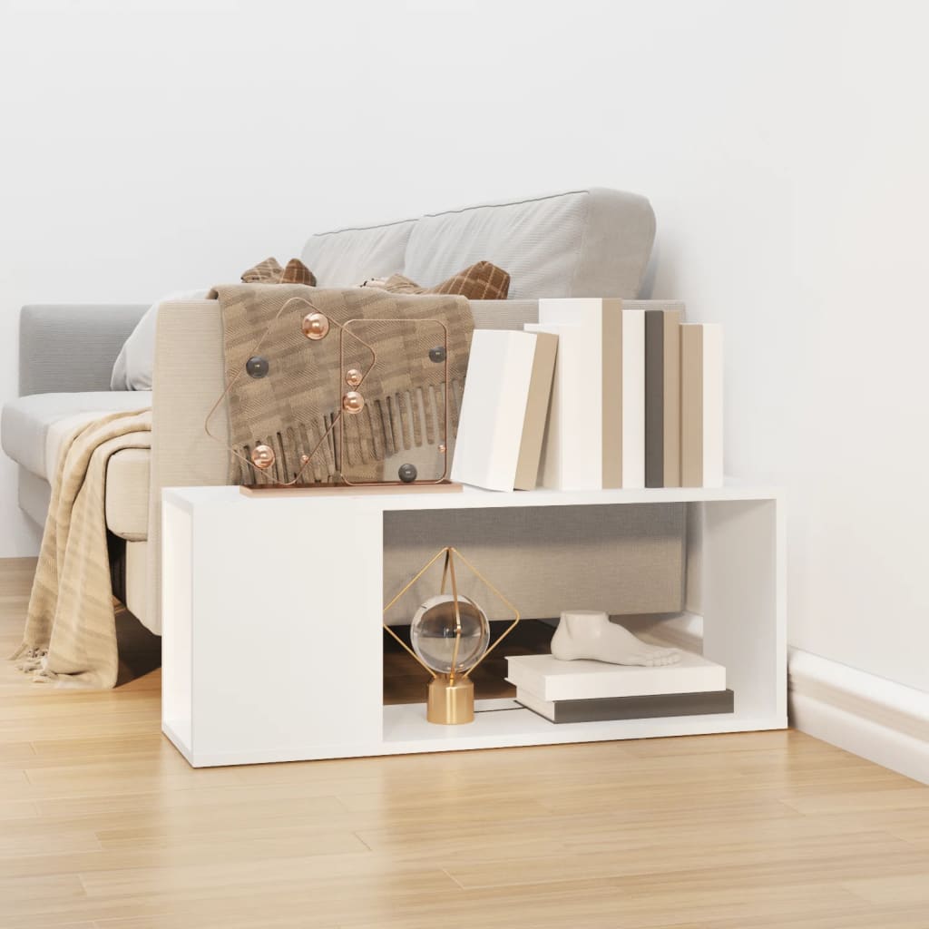 TV Stand White 80 x 24 x 32 cm Engineered Wood