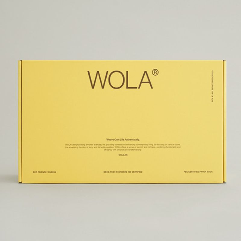 Набор полотенец WOLA 4 шт. 40 шт. 210 г Лавандовый Оливковый
