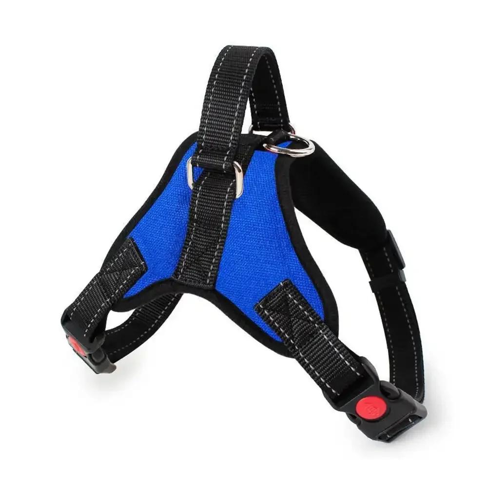Adjustable Dog Harness Pet Small Medium Large Big Dogs Small Medium Large Big Dogs Saddle Style Chest and Shoulder Straps