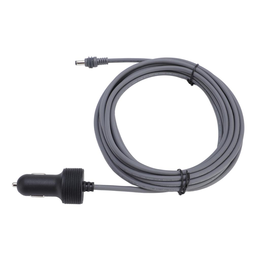 DC Car Power Cable 16ft 12V 24V 18AWG Water Resistant Cigar Lighter Power Supply Cord for Mini Satellite Dish RV Car