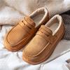 Зимние мужские лоферы Уличные Плюшевые Теплые Хлопковые Туфли Модные Повседневные Туфли Надеть Без Шнурков Легкие Туфли для Ленивой Езды Обувь для Ходьбы