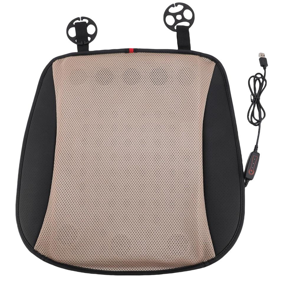 Cooling Car Cushion USB Powered 3 Temperature Settings  Ventilated Cooling Car Pad for SUV Truck Van RV Cooling Car Pad