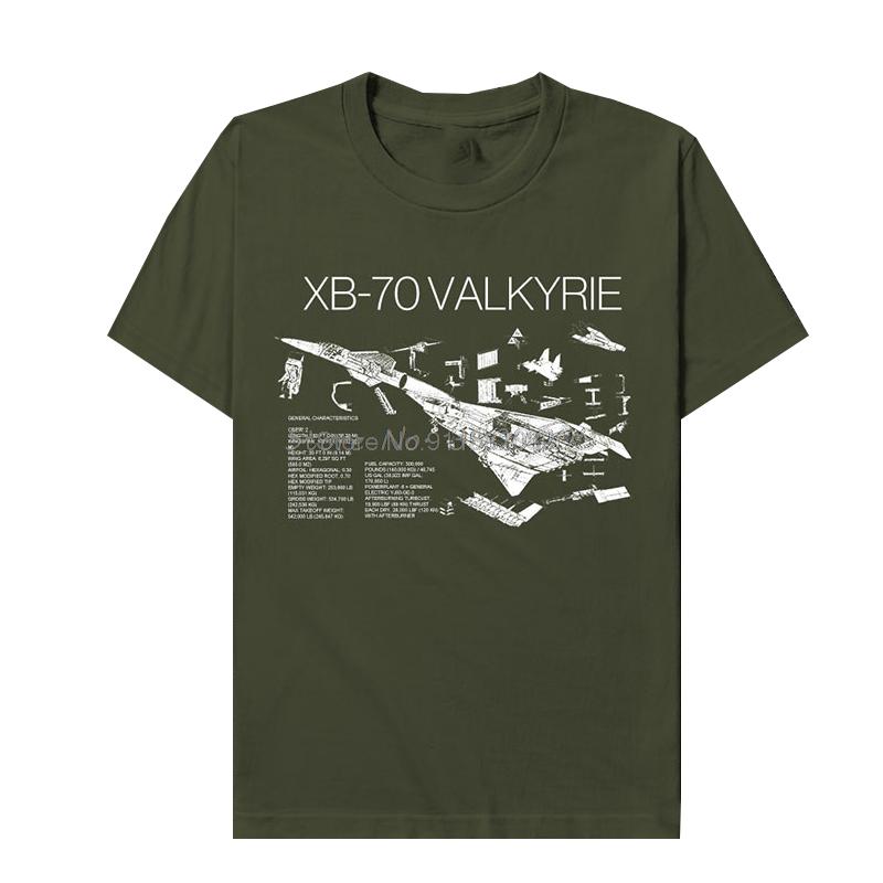USAF XB70 Valkyrie Strategic Bomber Printed Mens TShirt Summer Cotton Short Sleeve Unisex T Shirt Oversized Streetwear Tees