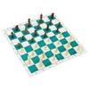 International Chess Set Chess Pieces with PU Checkerboard Parties Chess Board Game Kit