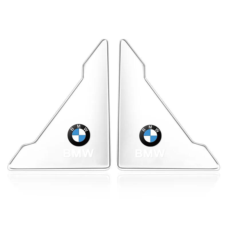 ADZW9 2Pcs Car Door Corner Protector Stickers Decoration For BMW Performance E46 E90 E60 F20 X1 F10 F30 X3 E70 E39 E36 E87 X7 E92