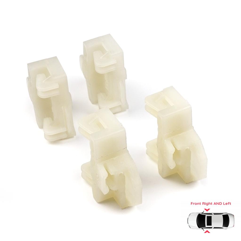EWR46+EWR47 4 Pcs Window Regulator Guide Clips Front Left Right for  A4 B5 VW Polo 6N Passat B5 Skoda Superb MK1 8D0837462