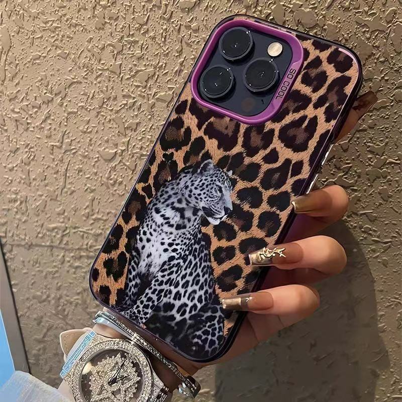 Новый леопардовый принт подходит для чехла на телефон iphone17 Apple 15promax/14 индивидуальность 13pro12 Европа и Америка 16xr.