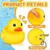 12Pcs Giant Rubber Duck 10.2 Inch Duck Giant Rubber Duck Large Rubber Squeaky Big Yellow Rubber Ducks