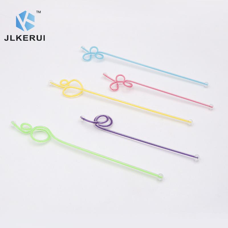 Цветные акриловые палочки для коктейлей - Креативные мешалки для напитков
