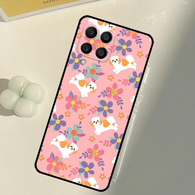 Мультяшная собака Ши-тцу Для Samsung Galaxy M54 M21 M33 M53 M13 M12 M32 M52 M11 M31 M35 M55 M15 M14 M34 M06 M16 Чехол