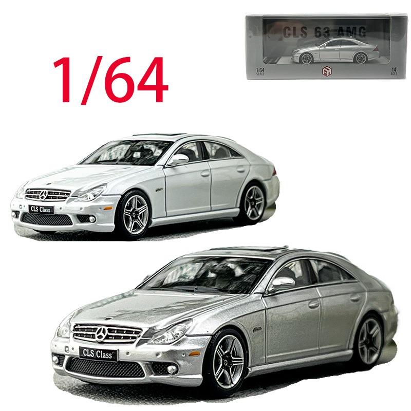 FH Diecast Масштаб 1/64 Mercedes Benz CLS 63 AMG 1 MK1 C219 Металлическая модель автомобиля Игрушки для мальчиков Подарок Коллекция и Декор