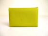 Authentic HERMES CUMIN Chevre Myzore Card Case Card Holder Calvi Verso #a892  Refurbished