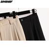 DIMANAF 2023 Большие размеры, осенние женские длинные брюки, свободные повседневные длинные базовые офисные женские брюки, однотонные брюки