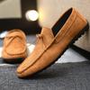 2025 New Men's Shoes Spring Thin Doudou Shoes Men's Business Casual Work Shoes Lazy Shoes Low-top Driving Shoes