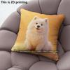 Cute Samoyed Dog Print Throw Pillow Covers Pattern Cushion Cover Suitable For Sofa Bedroom Car Pillow Cover