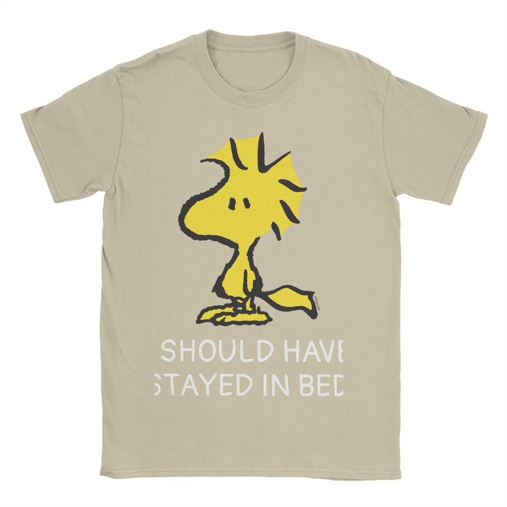 Peanuts Snoopy's Friend Woodstock Tee Shirt for Men Women Fashion T Shirts Cotton Clothes