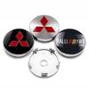 4PCS 56/60mm Car Styling Wheel Center Hub Caps Rim Cover Badge Emblem Sticker For Mitsubishi Lancer Asx Outlander 3 L200 Pajero
