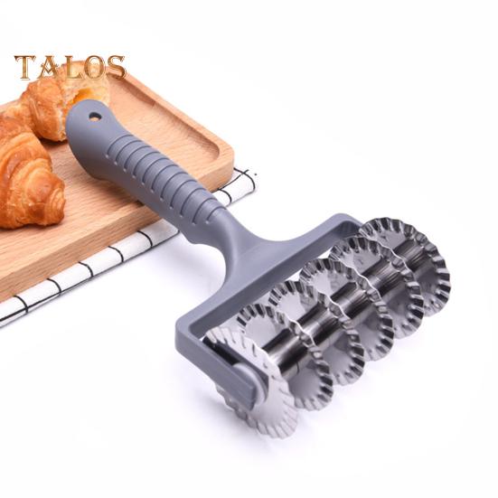 Резак для блинов, роликовый нож для резки, многоразовый универсальный нож для пиццы, роликовый резак для печенья, кондитерских изделий, кухонный гаджет