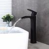 Basin Faucets Waterfall Bathroom Faucet Single Handle Basin Mixer Tap Bath Antique Faucet Brass Sink Water Crane Silver 8788