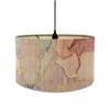 Chandelier Lampshade Table Lampshade Bamboo Lampshade Living Room Decoration Marbled Print