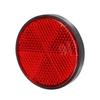 8 Pcs Round Rear Reflectors Screw on Safety Spoke Reflective Reflectors Red
