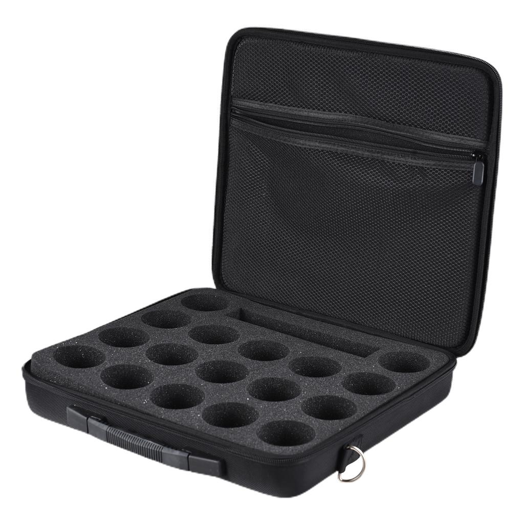 Pool Ball Bag American Black Eight Ball Storage Bag Case Canvas Foam Can Hold 17 American Balls