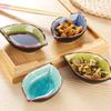 Beautiful Leaves Plates Sushi Dishes Snacks Vinegar Seasoning Sauce Plates