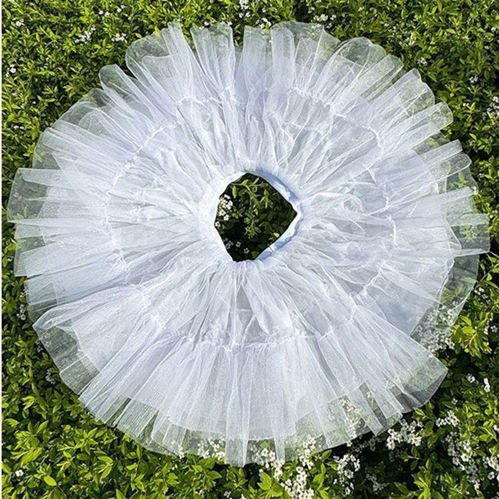 Boneless Design Crinoline Underskirt Soft Mesh Ball Gown Underskirt Tutu Puffy Skirt Maid Dress